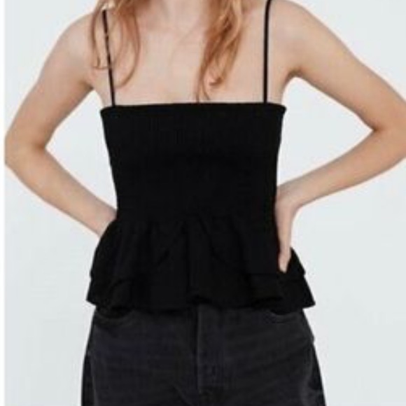 Zara Smocked Tube Top - Picture 3 of 5